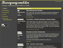 Tablet Screenshot of bewegungsmelder.org